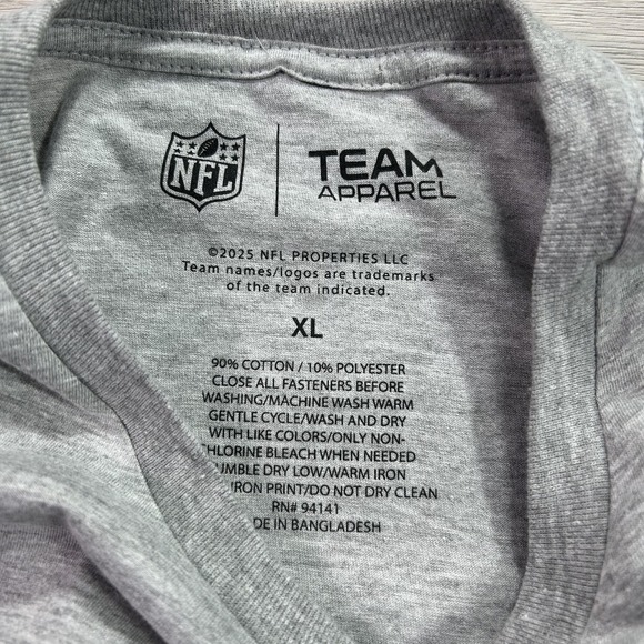 NEW Seattle Seahawks Shirt Mens XL Gray NFL Football Graphic Tee Crewneck - Picture 4 of 8